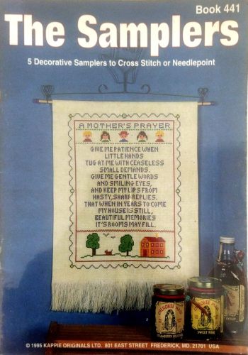 The Samplers 5 decorative samplers to cross stitch or needlepoint
